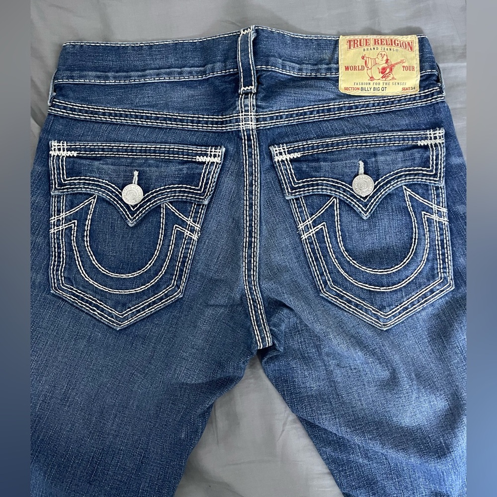 32W 32.5L True Religion BILLY BIG QT Jeans